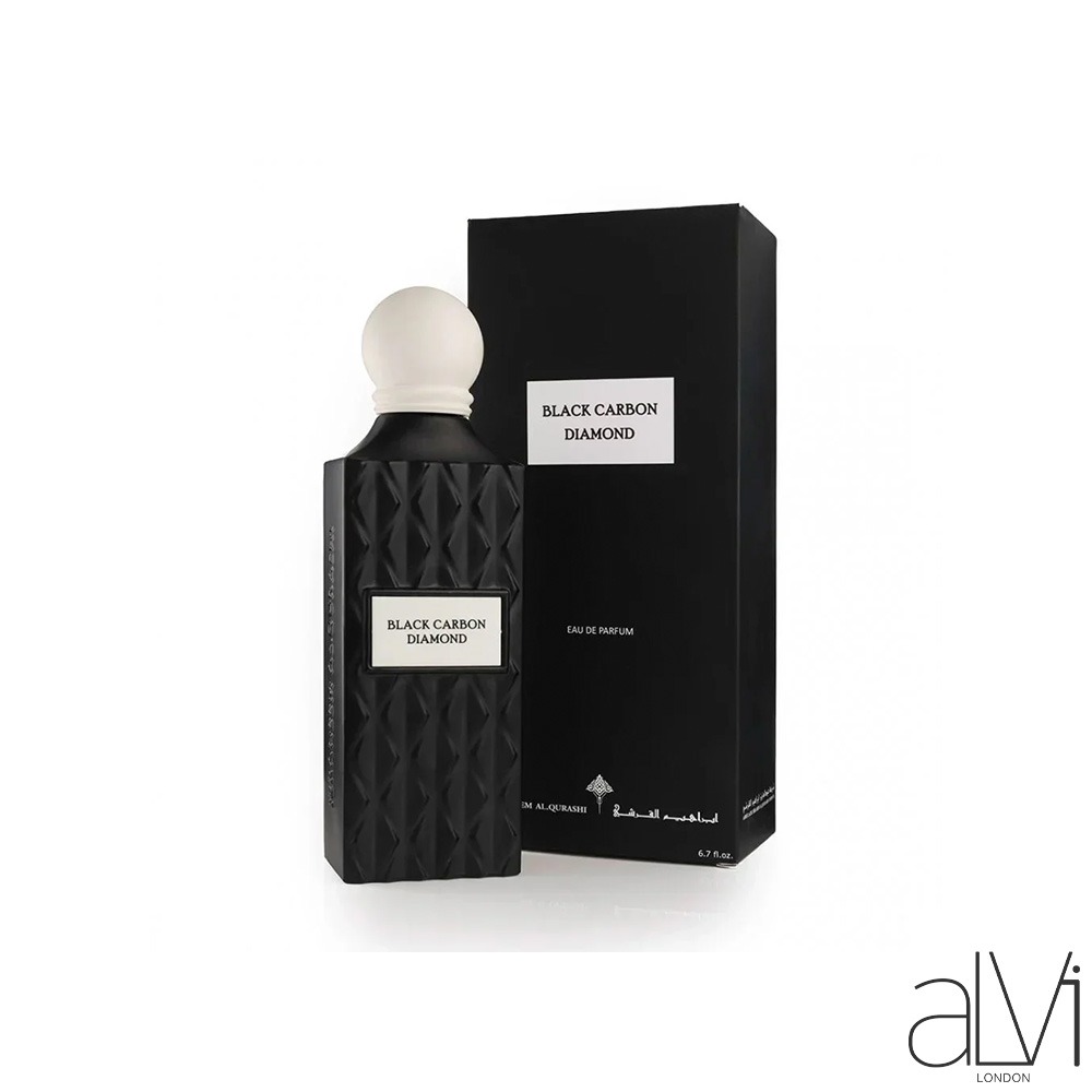 Black Carbon Diamond 150ML Eau De Parfum by IBRAQ Ibraheem Al Qurashi – Luxury Woody Arabian Perfume