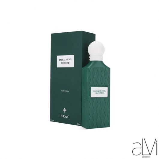 Emerald Soul Diamond 150ML Eau De Parfum by IBRAQ Ibraheem Al Qurashi – Luxury Arabian Floral Woody Perfume
