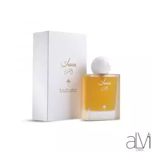 Musk Al Shams 75ML Eau De Parfum by IBRAQ Ibraheem Al Qurashi – Luxury White Musk Arabian Perfume