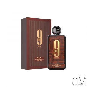 Afnan 9PM ELIXIR Extrait De Parfum 100ML unisex spicy amber and leather perfume bottle and box