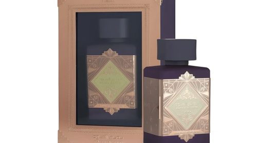Lattafa Bade'e Al Oud Amethyst Fusion Eau De Parfum 100ML unisex amber gourmand perfume bottle and box