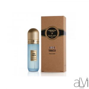 IBRAQ Greek Tobacco Eau De Parfum 100ML unisex floral fruity tobacco perfume by Ibrahim Al Qurashi bottle and box