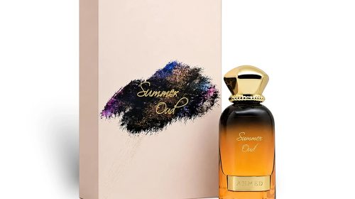 Summer Oud Eau De Parfum 60ML by Ahmed Al Maghribi unisex luxury oud woody Arabian perfume bottle and box